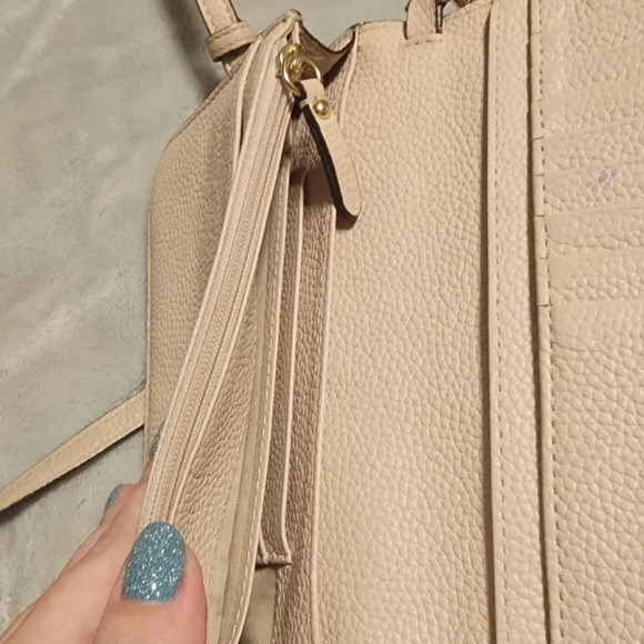 Michael Kors Soft Pink Leather Crossbody Purse - Picture 7 of 7